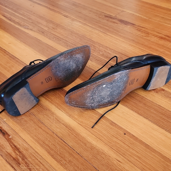 Fratelli Black Wingtip Dress Shoes - Picture 4 of 7